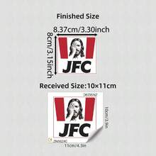 1Pc JFC Sticker Jesus Facepalm Funny Decal For Laptop Car Tumbler Water Bottle Vinyl Sticker​ - 1pc - View 12