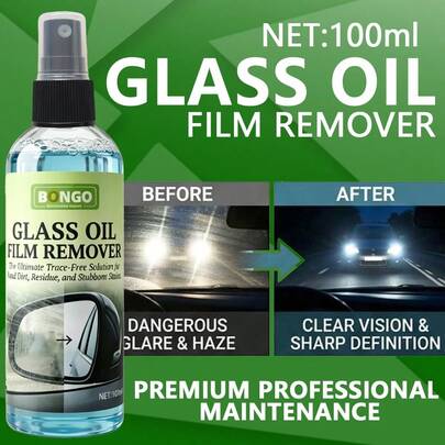 Nano Hydrophobic Glass Coating - Rain And Fog Repellent Spray For Car Windshields, Windows, And Rearview Mirrors. Long-Lasting, Clear, And Streak-Free. Advanced Water Droplet Protection For Cars, Trucks, And SUVs - 100ml
