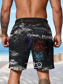 Men Beach Shorts - Multicolor - View 2