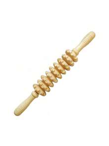 Wooden Massager | Made Of Natural Solid Wood Roller From China (Straight And Curved Rods) | Relieve Muscle Tension And Improve Cellulite | Body Shaping | Essential Home Massage Tool | Unisex Health Tool | Holiday Health Gift - View 14