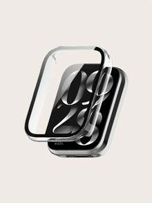 1pc Plain Integrated PC Protective Case & Screen Protector Compatible With Xiaomi Smart Band 10 Pro Scratch/Shock Proof Full Cover Bumper, Women/Men - Smart Band 10 Pro - View 4