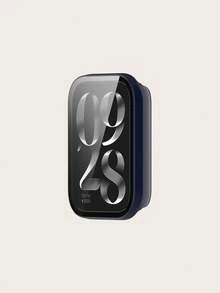 1pc Plain Integrated PC Protective Case & Screen Protector Compatible With Xiaomi Smart Band 10 Pro Scratch/Shock Proof Full Cover Bumper, Women/Men - Smart Band 10 Pro - View 10