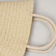 Breathable Straw Woven Storage Small Bag, Vintage Pastoral Versatile - Multicolor - View 3