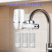 Household Faucet Water Purifier With Multi-Specification Replacement Filter Cartridges, Optional 1/2/3/4-Piece Filter Cartridge Set, Built-In High-Efficiency Carbon Rod Filter, Removes Rust, Silt, Hair, Particles And Other Impurities - View 11