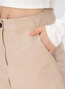 Timberland Pantalones cargo de 5 puntos para mujer, holgados y de pierna ancha, para senderismo, escalada y deportes al aire libre en verano - Color beige - Ver 7