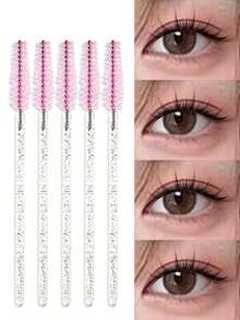 60pcs Cartoon Cat Ear Design Glue-Free Natural Style False Eyelashes, Manga Eyelashes, Fairy Eyelashes, Angel Eyelashes, Invisible Band Cluster Wild Cat Eyelashes, Cluster False Eyelashes, Suitable For Travel, Beach Vacation, Camping, Suitable For Eyelash Extension, Suitable For Slouchy People, Beauty Bloggers, Wedding Gifts, Mother's Day Gifts - View 12