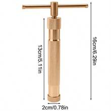 1Set Fancy Pattern Mud Extruder Mold Stainless Steel Clay Mold Ceramic Mold Rose Gold Sugar Paste Extruder Fondant - Golden - View 6