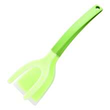 1 pieza Utensilio de cocina de silicona antideslizante 2 en 1, puede saltear o sujetar alimentos, un gran ayudante para la cocina. Herramientas de cocina disponibles en múltiples colores, adecuado para uso en el hogar, la cocina y el camping, no daña los utensilios de cocina - Multicolor - Ver 14