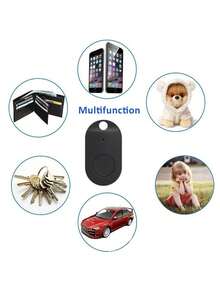Mini GPS Tracker Item Finder, Fashionable Smart Pet Anti-Loss Alarm Wireless Bag Key Finder Positioning Reminder Selfie Shutter Control, Suitable For Wallet Backpack Keys Car, Battery Not Included - Multicolor - View 6