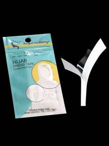 72pcs/Set Invisible Non-Slip Anti-Fall Hijab Tape - 72pcs White - View 3