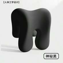 1pc Adjustable Office Chair Headrest Support Cushion - Multicolor - View 7