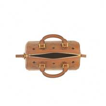 Mcm Ella Senior Visionary Lady Shoulder Strap Handbag - 干邑色MWBFAEA03CO001 - 查看 6