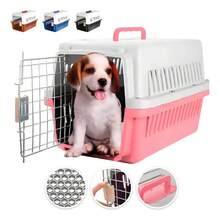 Portable Pet Carrier Cage For Dogs, Cats, Rabbits - Rose Red - View 9