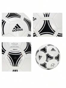 Adidas Men's & Women's TANGO GLIDER Machine-Stitched Soccer Ball For Training And Match Play S12241 - Black/white - View 4