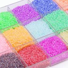 Approx. 1300pcs 2.5mm Multicolor Cream Machine-Embroidered Glass Seed Beads, Handmade Beading DIY Jewelry Accessories For Bracelets And Necklaces - DIY Glass Beads - View 7