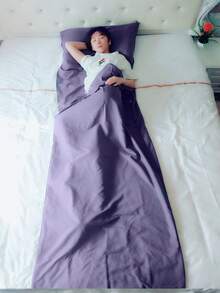 Lightweight 210cm Sleeping Bag, Portable Multi-Person Sleeping Bag, Sheet For Camping, Hotel And Travel. - Multicolor - View 19
