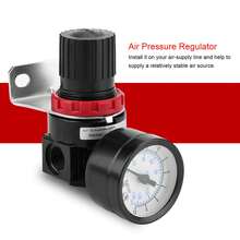 G1/4 Pneumatic Regulator, Adjustable Air Pressure Compressor Control Valve With Pressure Gauge And Bracket. - A - View 4