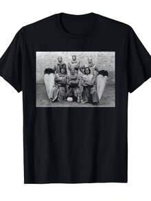 Camiseta de caballero de  John Cleese para hombre - Ikone Ni! Diseño de impresión y caricatura cómica - Regalo ideal para los fans de la serie de televisión británica, ropa casual duradera tallas S-XXL (Ikon - Negro - Ver 1