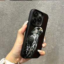 隼鳥肖像圖案手機殼，適合作為情侶、女性、女兒、男朋友、女朋友和青少年女孩的生日與聖誕禮物 - 彩色 - 查看 4