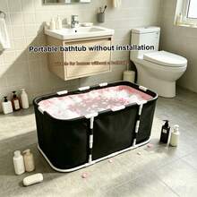 Household Rectangular Bathtub, Foldable Bath Tub, Portable Bathtub, Adult Bathing Tub - A - View 5