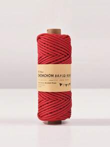 3mm/50m Braid Rope, Thick Polyester Cord For DIY Macrame, Plant Hangers & Crochet Projects - Multicolor - View 54