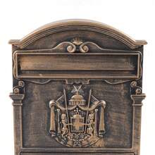 Ubfhonsi European Retro Vintage Mailbox, Wall Mounted Mailbox, Mailbox With Lock - As Shown - View 7
