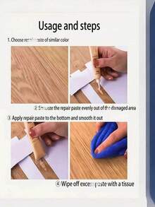 1pc Wood Furniture Repair Paste And Filler, Wood Grain Repair Filler, Multi-Color Mixed With Tool Set. Suitable For Tables, Chairs, Baseboards, Doors, Windows And Floors, Applicable To Various Furniture Renovation And Handicrafts, Home Decor, Office Supplies, Essential For Renovation. - A - View 3