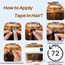 Blonde Mini Tape In Human Hair Extensions 12-24 Inches Seamless Tape Hair On Glue Tape Tabs 10pcs/20pcs/Pack - S33 - View 8