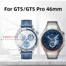 4pcs/Pack Screen Protector For Huawei Watch GT5/GT5 Pro Series Smartwatch, With Auto-Alignment Installation Kit, 9H Hardness. 5D Curved Edge, Scratch-Resistant, Bubble-Free, Precise Fit - 0. 33mm Ultra-Thin Design, One-Click Easy Installation, Dust-Proof And Shock-Resistant, Sensitive Touch, 1:1 Size Template Perfect Fit, Specifically Designed For Huawei Smartwatch GT5/GT5 Pro. - 4pcs, a Positioning Tool, for GT5 Pro 46mm - View 3