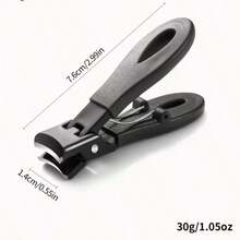 1pc Large Opening Nail Clipper, Heavy Duty Toenail Clipper For Thick Hard Toenails, Stainless Steel Sharp Blade, Ergonomic Labor-Saving Handle, Professional Nail Clipper For Men And Elderly, Black Manicure Tool - Multiple Styles - View 6