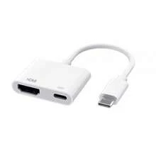 1個 1080P 數位 AV 轉接器 影音同步螢幕轉換器，附充電埠，相容 iPhone 17/16/15/14/13/12/11 及其他系列裝置，可連接至 HDTV/投影機/螢幕 - 查看 10