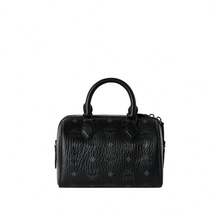 Mcm Ella Senior Visionary Lady Shoulder Strap Handbag - 黑色MWBFAEA03BK001 - 查看 4