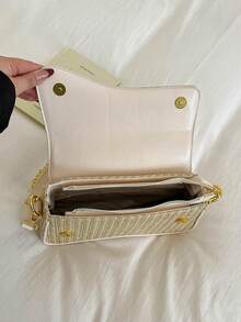 New Versatile Shoulder Bag - Beige - View 8