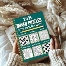 1PC A5 Paper Riddle Notebook Puzzle Collection, Including Riddles, Sudoku, Mazes, And Various Other Puzzle Games, With Detachable Pages, An Excellent Choice For Leisure, Suitable As A Gift (Pen Not Included) - Single Piece - View 5