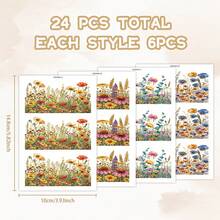 Bird/Butterfly/Flower/Letter Pattern Transfer Paper, Polymer Clay Printing Paper, Size 5.82 * 3.93 Inches, Suitable For DIY Art Jewelry Earring Making Special Polymer Clay Transfer Printing - A - View 2