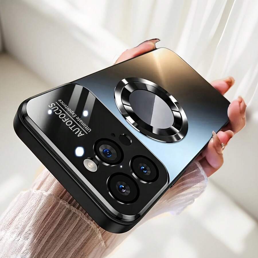 [Shipped Locally Within 24 Hours] Phone Case: Magnetic CD-Style Case With Large Viewing Window, Compatible With The Latest 17/16/15/14/13/12 Models (Pro Max/Plus/Pro/Air). Full-Coverage Shockproof Case Made Of TPU Material. - 3 - View 1