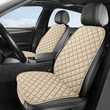 1 pieza Cojín para asiento de coche, accesorio esencial para coche, cojín para asiento de coche suave y cómodo, protector universal para asiento de coche, cojín para asiento delantero y trasero, cojín para respaldo, adecuado para sedán, camión, SUV, interior de furgoneta, mejor opción de regalo para amigos, graduación, regreso a la escuela, Navidad, Día de San Valentín, padres, Halloween, Acción de Gracias, cumpleaños, Año Nuevo y otras festividades. - A - Ver 2