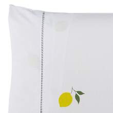 Premium Printed Fitted Sheet Set With Elastic + Pillowcases, 200 Thread Count, Single, Full, Queen And King Sizes, Hypoallergenic - White Lemon - View 4