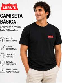 Basic Summer T-Shirt, Loose, No Christmas, Valentine's Day, Basic - 黑色 - 查看 2