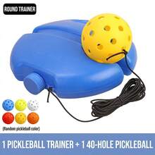 High Elasticity Pickleball Trainer, Outdoor Ball, Suitable For Beginners, Durable Indoor/Outdoor Training Aid, Pickleball Rebounder, Suitable For Individual Training - Multicolor - View 14