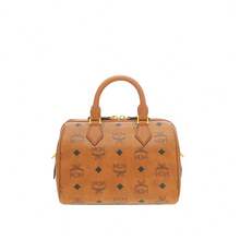 Mcm Ella Senior Visionary Lady Shoulder Strap Handbag - 干邑色MWBFAEA03CO001 - 查看 4