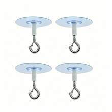 2/4/6pcs Easy To Install Heavy Duty Ceiling Hooks - Self-Adhesive, For Hanging Plants, Wind Chimes And Decorations - Multicolor - View 8