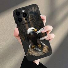 Falcon Portrait Pattern Phone Case, Suitable As Birthday And Christmas Gift For Couples, Women, Daughters, Boyfriends, Girlfriends, And Teenage Girls - Multicolor - View 2