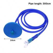 Anti-Tangle Snorkel With Surface Marker Buoy, Suitable For Snorkeling, Freediving And Underwater Use - Blue - View 12
