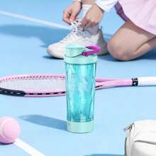 Electric Shaker Cup, Suitable For Protein Powder Mixing, Portable Stirring Cup, Rechargeable Shaker Cup, Used For Mixing Coffee Powder, Milk Powder And Protein Powder Liquid Powders (Colorful), Battery Capacity: 500mAh - White - View 9