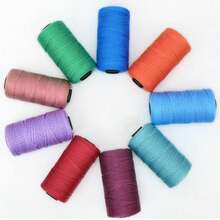 1PC Polyester Yarn 220Metre Knitted Crochet Cords For DIY Handbag Basket Purse Hat Trapillo Nylon Thread Round Rope - A - View 3