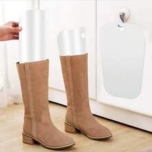10pcs Transparent Boot Shapers, Flexible And Sturdy, Support Boot Shaft To Prevent Bending, Collapsing And Wrinkling, Smooth Edges Won't Damage Shoes, Suitable For All Over-The-Knee Boots, Effective Shoe Storage And Shaping For Seasonal Changes - Multicolor - View 1