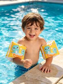 Happy wind Swim Children's Double Arm Ring Set (2pcs), PVC Double Chamber Inflatable Swimming Armbands, Water Wing Pool Arm Rings, Toddler Beginner Boys & Girls Swimming Training Aid Equipment - Multicolor - View 7
