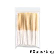 60pcs/Bag Multi-Purpose Disposable Cotton Swabs, Wooden Handle Precision Cleaning Swabs For Nail Polish Cleanup, Lip & Eyeliner Correction, Essential For Nail Art, Tattoo, Beauty And Home Detail Cleaning Tasks - Multicolor - View 14