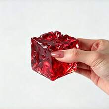 Juguete de apretar Squishy-Nuevo Queso Glaciar-Queso Borgoña-Juguete de alivio del estrés-Juguete de apretar Queso Glaciar Transparente-Queso de apretar de alta estética-Squishy-Apretar de maltosa transparente-Rebote lento-Tacto súper suave-Juguete de alivio del estrés súper-Juguete para niños-Juguete para niñas-Regalo perfecto - Multicolor - Ver 2